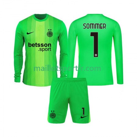 Maillot de Foot Inter Milan Yann Sommer 1 Gardien Enfant Troisieme 2025/26 ML